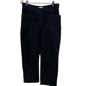 Pilcro Blue Barrel Cropped Distressed Pants Size Medium